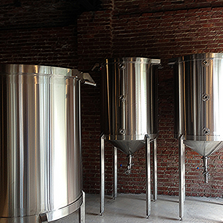 Distillery vats and equipment