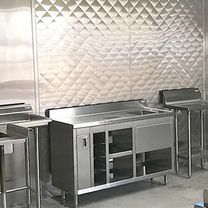 NFS Certified  tables, and wall panels